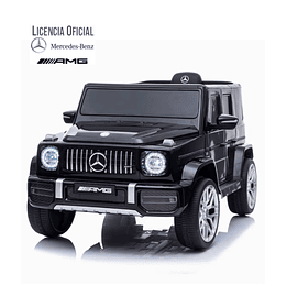 Auto a Batería Jeep G63 Con Licencia Mercedes 12V Negro