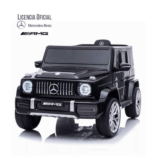 Auto a Batería Jeep G63 Con Licencia Mercedes 12V Negro
