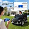 Auto a Batería Jeep G63 Con Licencia Mercedes 12V Negro