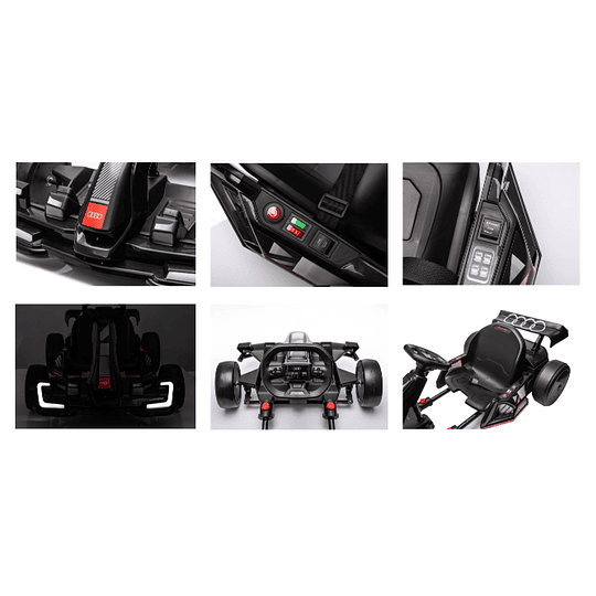 Retiro Express - Go Kart A Bateria Drift Audi Negro 24v