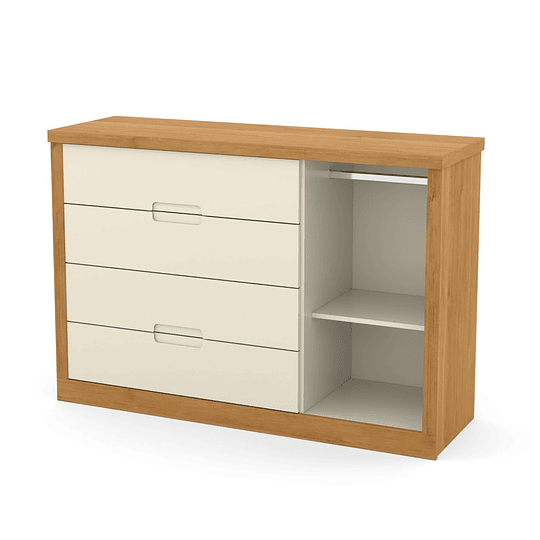 Comoda Tutto Con Puerta Beige Caramelo