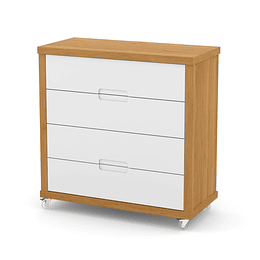 Comoda Tutto Blanca Caramelo