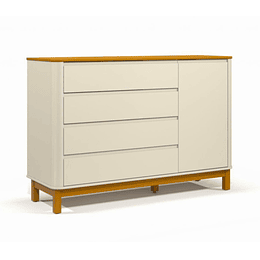 Comoda Flow Puerta Beige Eco Wood