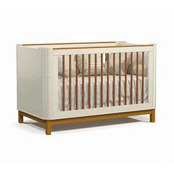 Cuna Bebé 3 Funciones Flow Beige Eco Wood