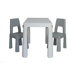 Set Mesa de juegos play club blanca