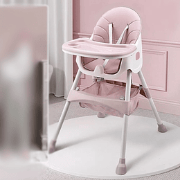 Silla de comer Vienna Rosada - Retiro Express