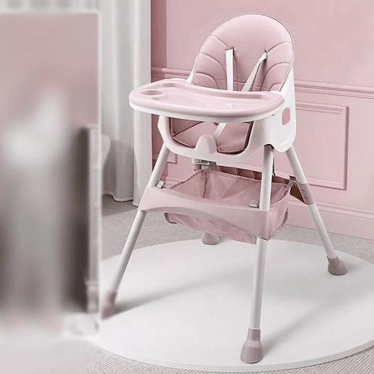 Silla de comer Vienna Rosada - Retiro Express