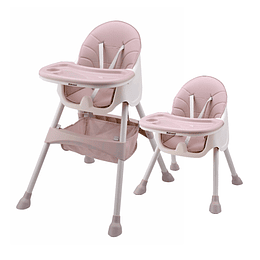 Silla de comer Vienna Rosada - Retiro Express