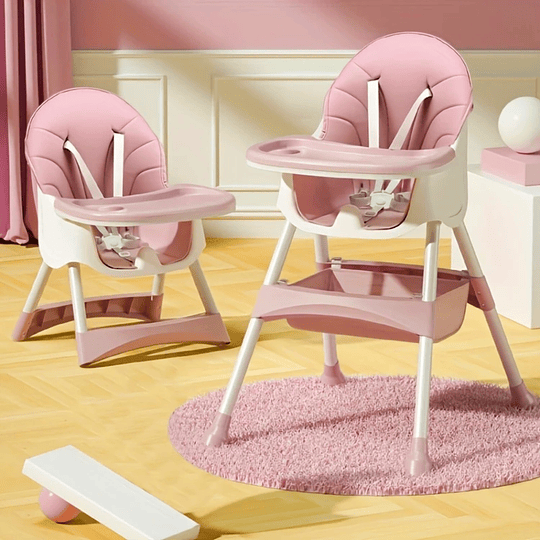 Silla de comer Vienna Rosada - Retiro Express