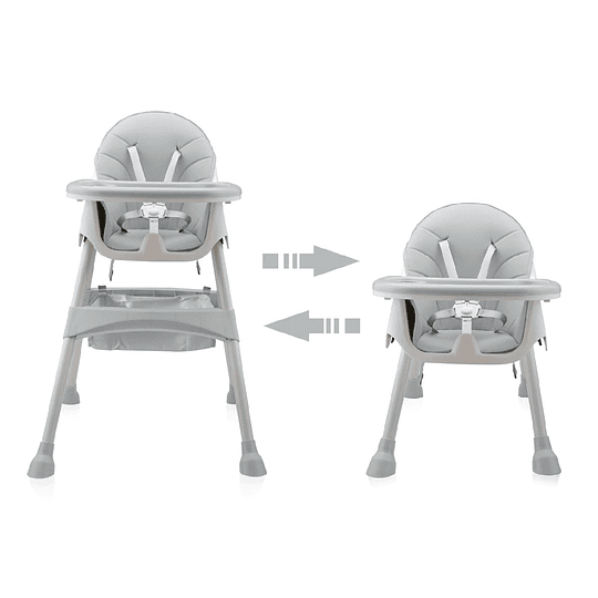 Silla de comer Vienna Gris - Retiro Express