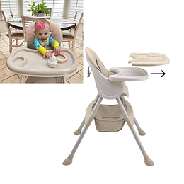 Silla de comer Vienna Beige - Retiro Express