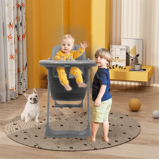 Silla De Comer Paris Gris 5 en 1 - Retiro Express