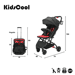 Coche Ultra Compacto Mimo Rojo - Retiro Express