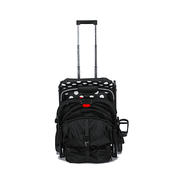 Coche Ultra Compacto Mimo Negro Lunares - Retiro Express