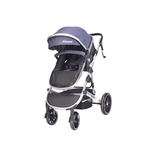 Coche Cuna Lux 3 En 1 Kidscool Azul - Retiro Express