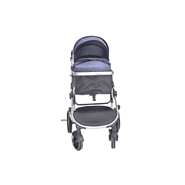 Coche Cuna Lux 3 En 1 Kidscool Azul - Retiro Express