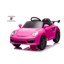 Retiro Express - Auto a Bateria Porsche 911 Ruf Ctr3 Rosado 12v 2Motores