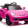 Auto a Bateria Porsche 911 Ruf Ctr3 Rosado 12v 2Motores
