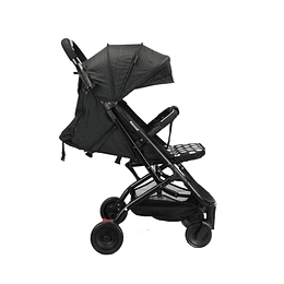 Coche Ultra Compacto Mimo Negro Lunares - Retiro Express