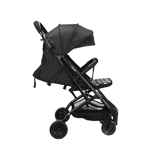 Coche Ultra Compacto Mimo Negro Lunares - Retiro Express