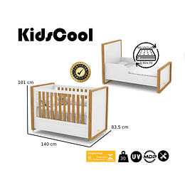 Cuna Tutto 2 Funciones Blanco Caramelo - Retiro Express