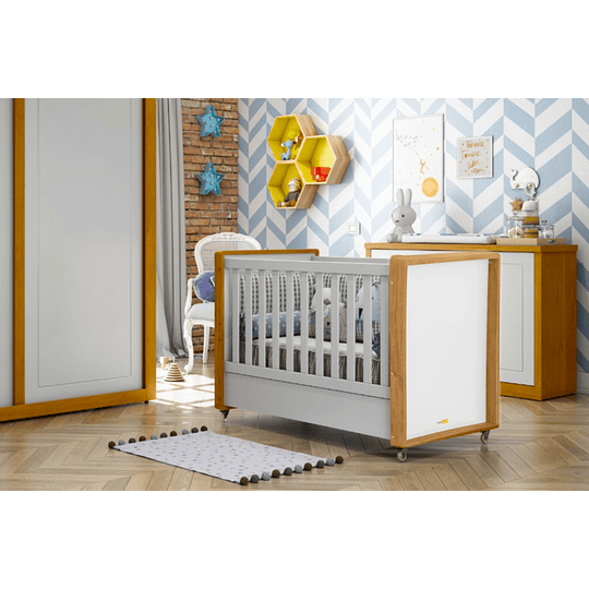 Cuna Tutto 2 Funciones Blanco Caramelo - Retiro Express