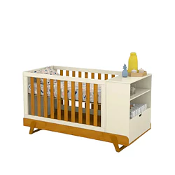 Retiro/Despacho Express -  Cuna Multifuncional Bebé Maxx Miel Beige Eco Wood