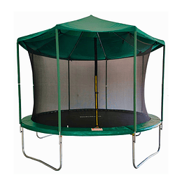 Retiro Express - Cama Elastica Verde Con Techo 12 Pies