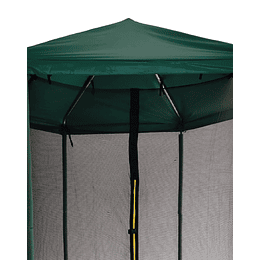 Retiro Express - Cama Elastica Verde Con Techo 12 Pies