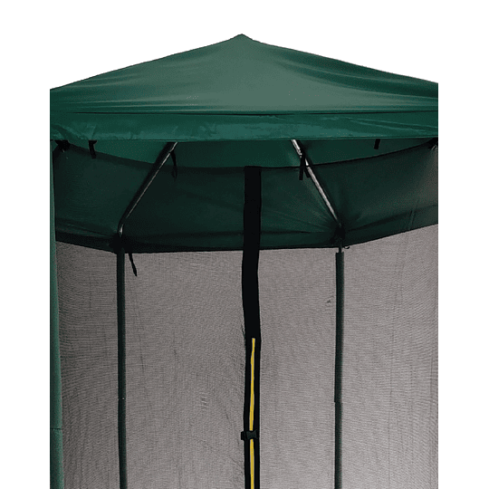 Retiro Express - Cama Elastica Verde Con Techo 12 Pies