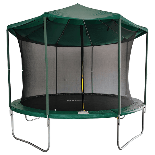 Retiro Express - Cama Elastica Verde Con Techo 12 Pies