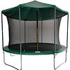 Retiro Express - Cama Elastica Verde Con Techo 12 Pies