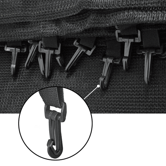 Retiro Express - Cama Elastica Verde Con Techo 12 Pies