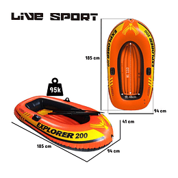 Retiro Express - Bote Inflable Explorer 200 Live Sport