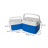 Set cooler Camp 2 piezas azul 12L Y 5L