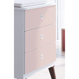 Cuna Con Cajonera Encanto Rosada+Colchon Cuna Baby Box 130x60