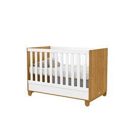 Mini Cama Zupi Blanca + Colchon Cama Baby Box 150x70