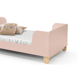 Mini Cama Zupi Rosada + Colchon Cama Baby Box 150x70