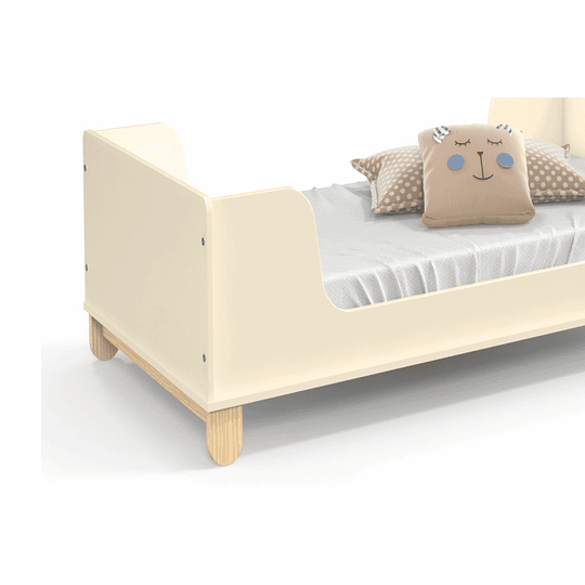 Mini Cama Zupi Beige + Colchon Cama Baby Box 150x70