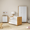 Mini Cama Zupi Blanca + Colchon Cama Baby Box 150x70
