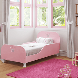 Mini Cama Transición Princesa Rosada+ Colchon Cama Baby Box 150x70