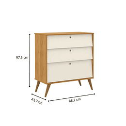 Cómoda Gold Beige Eco Wood