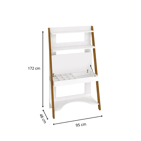 Estante Simba Blanco Mate