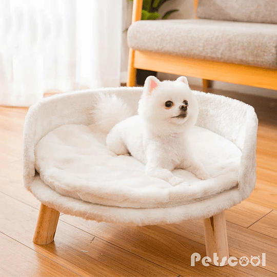 Cama Premiun Beige Para Mascotas