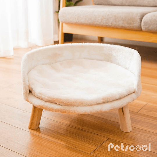 Cama Premiun Beige Para Mascotas