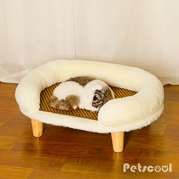 Cama Sofa Blanca Para Mascotas