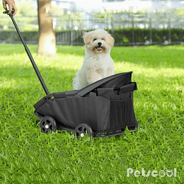 Carro Plegable Para Mascota Black