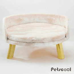 Cama Premiun Beige Para Mascotas