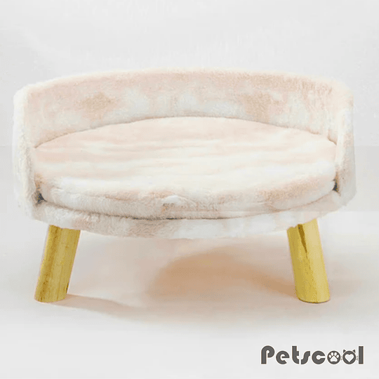 Cama Premiun Beige Para Mascotas