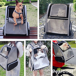 Mochila Transporte Mascota Black